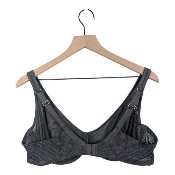 ThirdLove | Unlined Modern Mesh Scoop Bra | 42C | Dark Grey - Picture 5 of 9